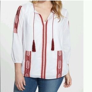 Michael Kors Embroidered Voile shirt